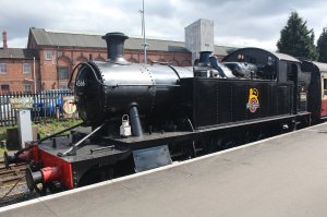 2015 - Severn Valley Railway Kidderminster - Ex-GWR 45xx 4566 BR black