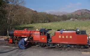 2015 - Ravenglass and Eskdale Railway - No. 9 River Mite 2-8-2