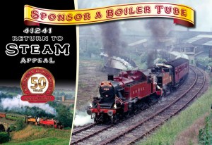 Ivatt 41241 Boiler Tube Appeal - 50th Anniversary Return to Steam
