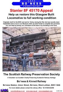 The 45170 Appeal Bo'ness & Kinneil Railway 45170 (Poster)