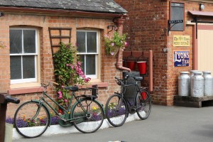 South Devon Railway Staverton July 2015 - bicycles