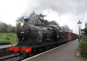 Watercress Line Spring Steam Gala 2016 (23)  Maunsell Q class 30541 demonstration goods freight Ropley