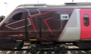 49th Commemoration of The End of Southern Steam 9th July 2016 Railway Touring Company West Coast Eastleigh (13) Cross Country trains Class 220 photo bomb